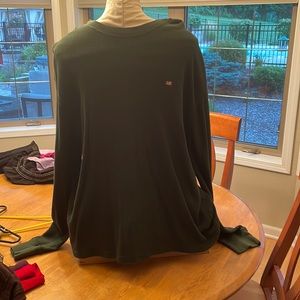 Polo Ralph Lauren XXL Men's green thermal long sleeve knit shirt